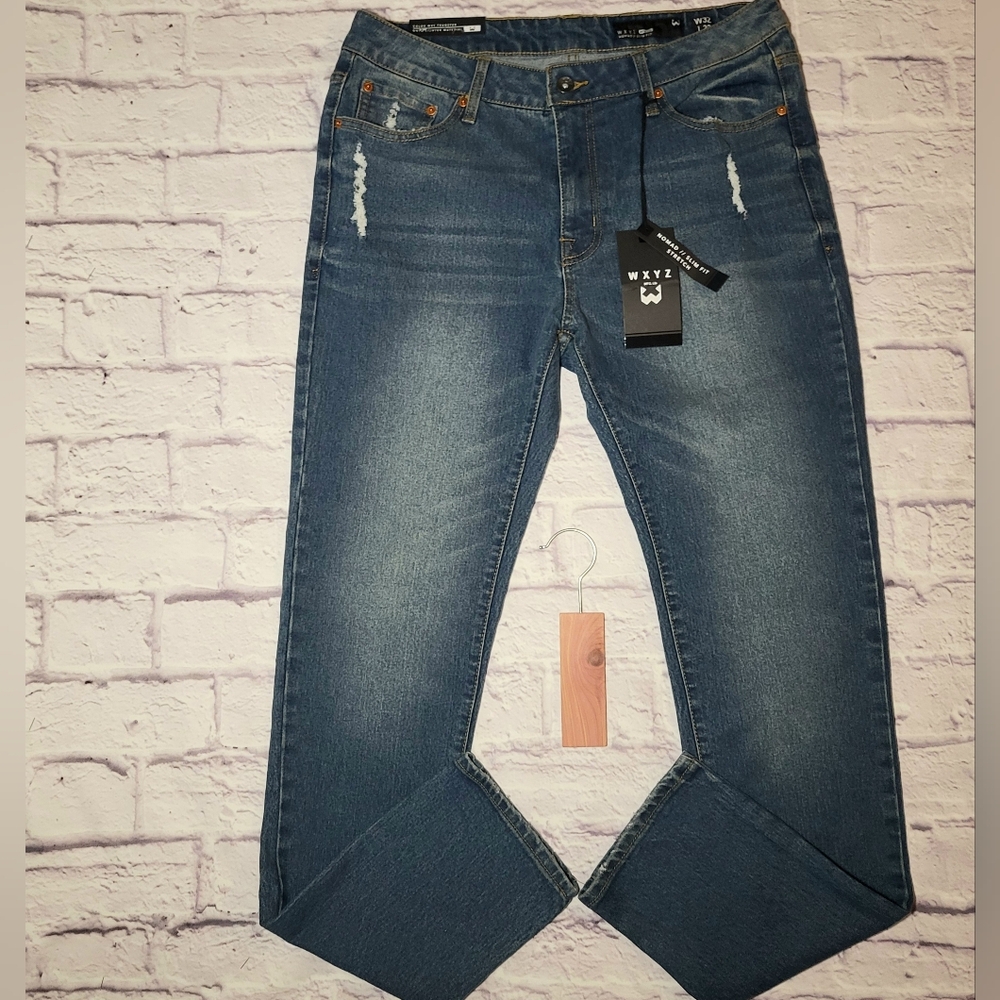 New WXYZ Nomad Slim Fit 32x32 Jeans +Bonus Hipster - Picture 3 of 10